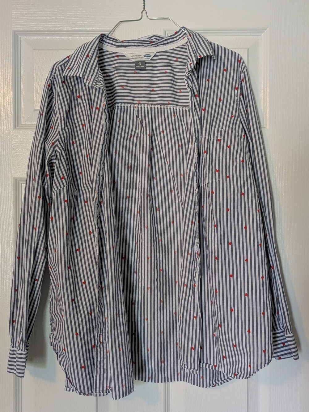 Old Navy Heart Button Up